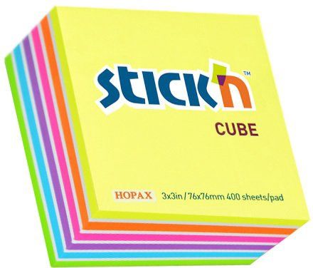 Sticky Notes- Cube 400 Sheets (3 Sticky Notes- Cube 400 Sheets (3"X 3")