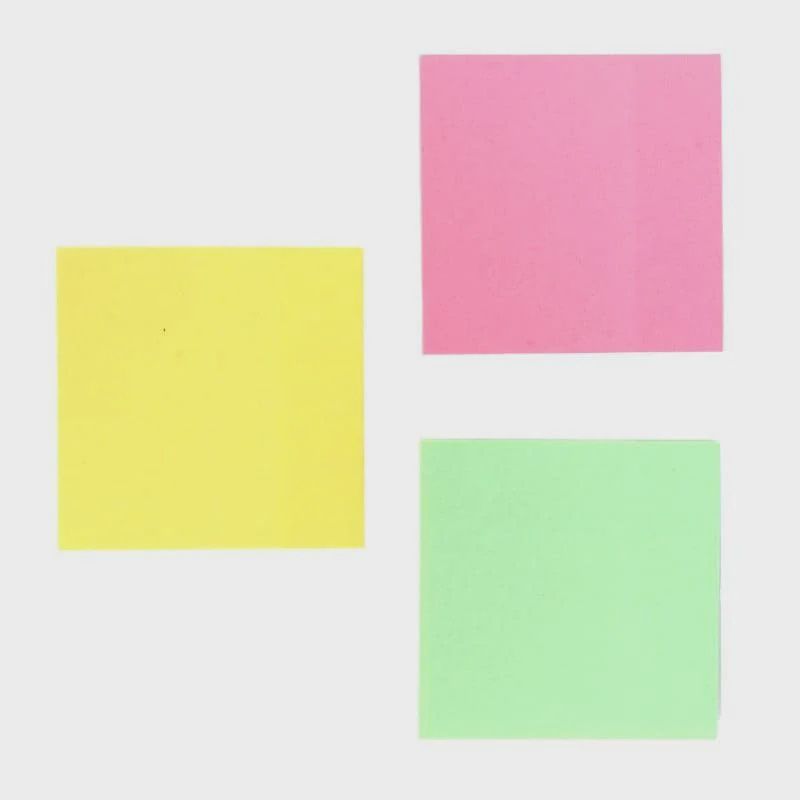 Sticky Notes- Pastel (3 Sticky Notes- Pastel (3" X 3") 3pk
