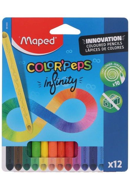 Maped Colour Pencils- 12's (Infinity)