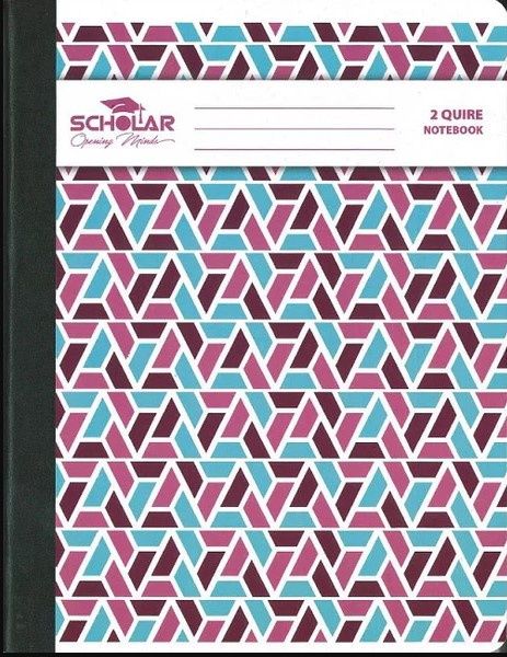 Notebook Scholar- 2Quire Pattern 6pk (8 Notebook Scholar- 2Quire Pattern 6pk (8" X 10")