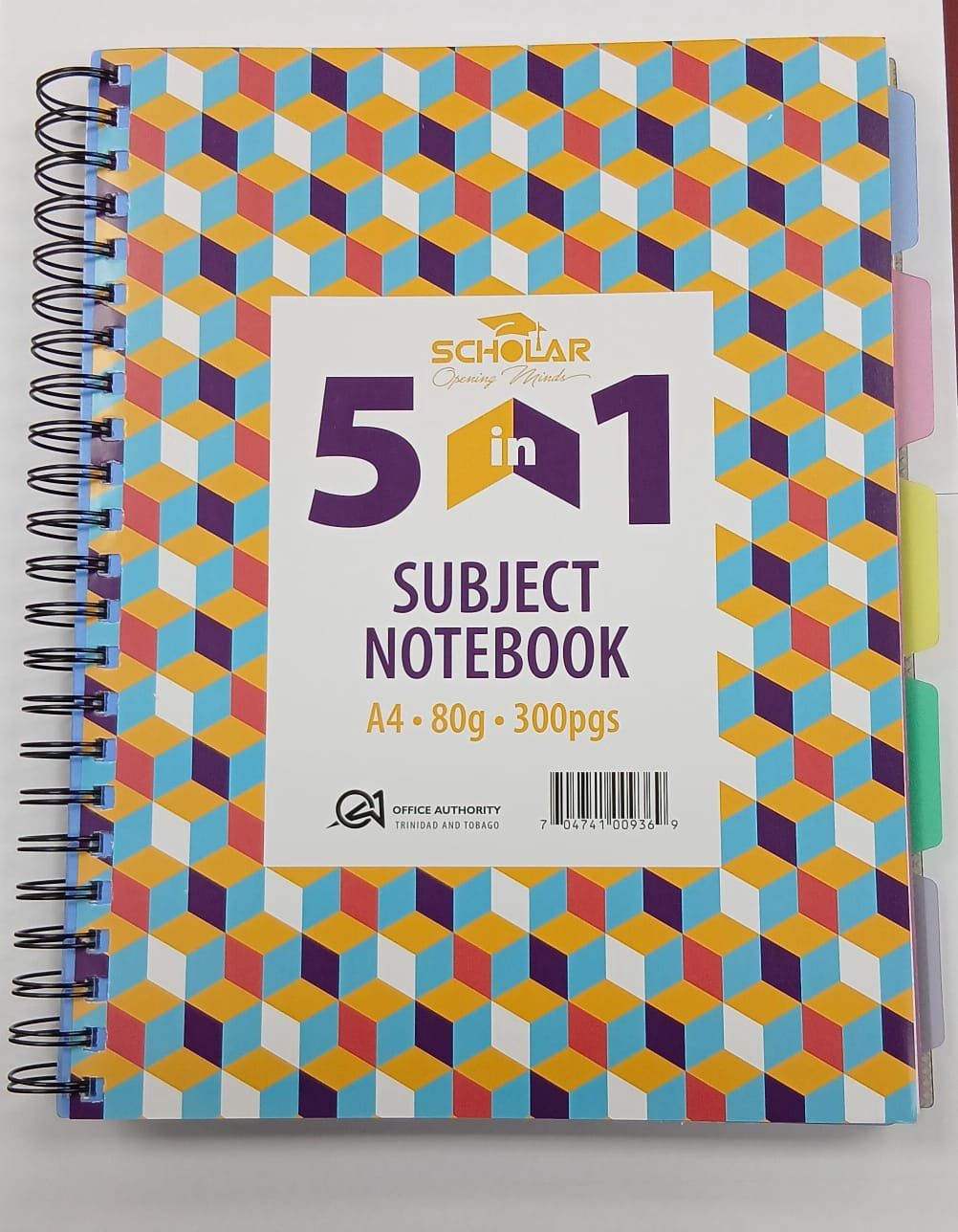 Notebook- A4 5 in 1 (300 pages)
