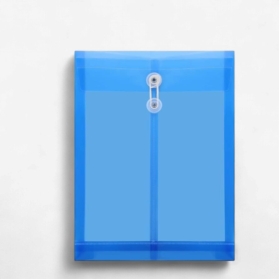 Polyfile- Foolscap with String (Blue) Polyfile- Foolscap with String (Blue)