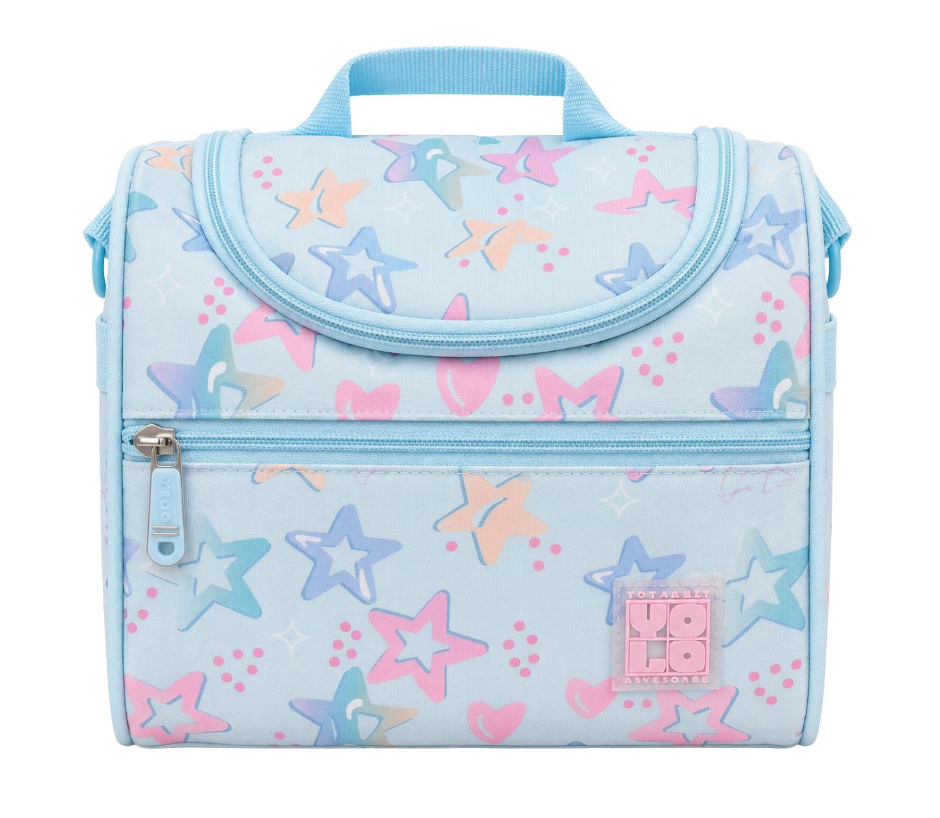 Yolo Lunch Bag- Blue Stars