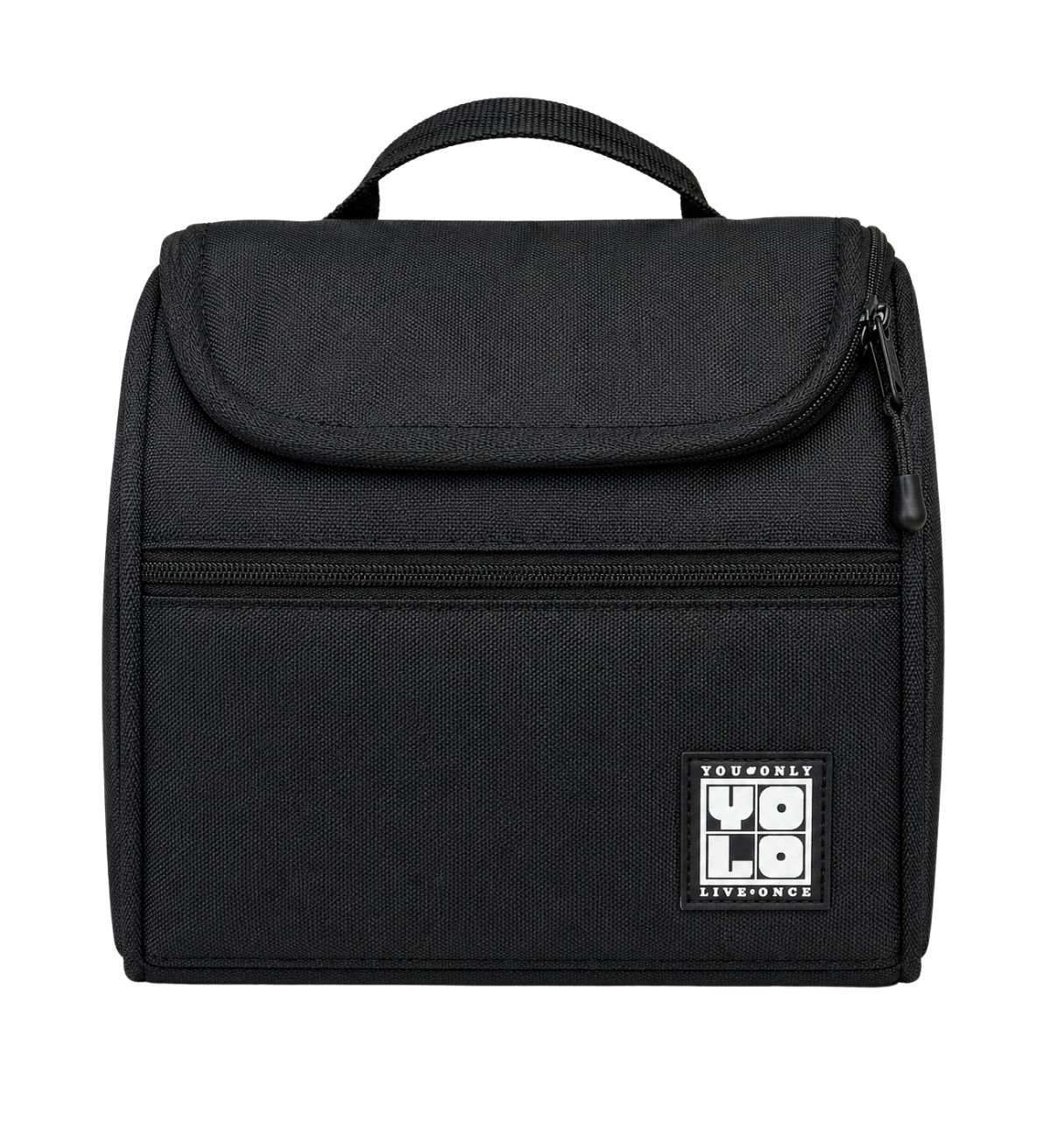 Yolo Lunch Bag- Black With White Accent