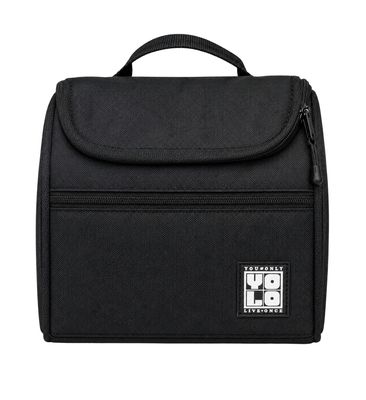 Yolo Lunch Bag- Black With White Accent