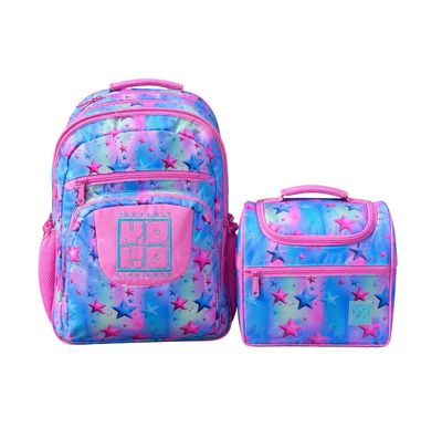 Yolo Backpack and Lunch Bag Combo- (Pink Stars)