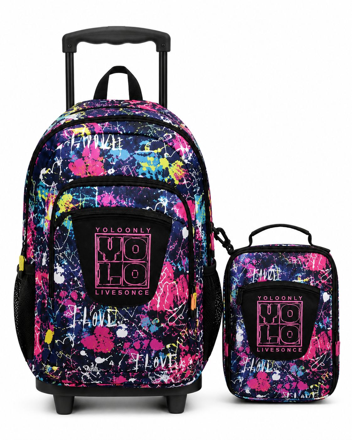 Yolo Trolley Bag and Lunch Bag Combo - Fashion