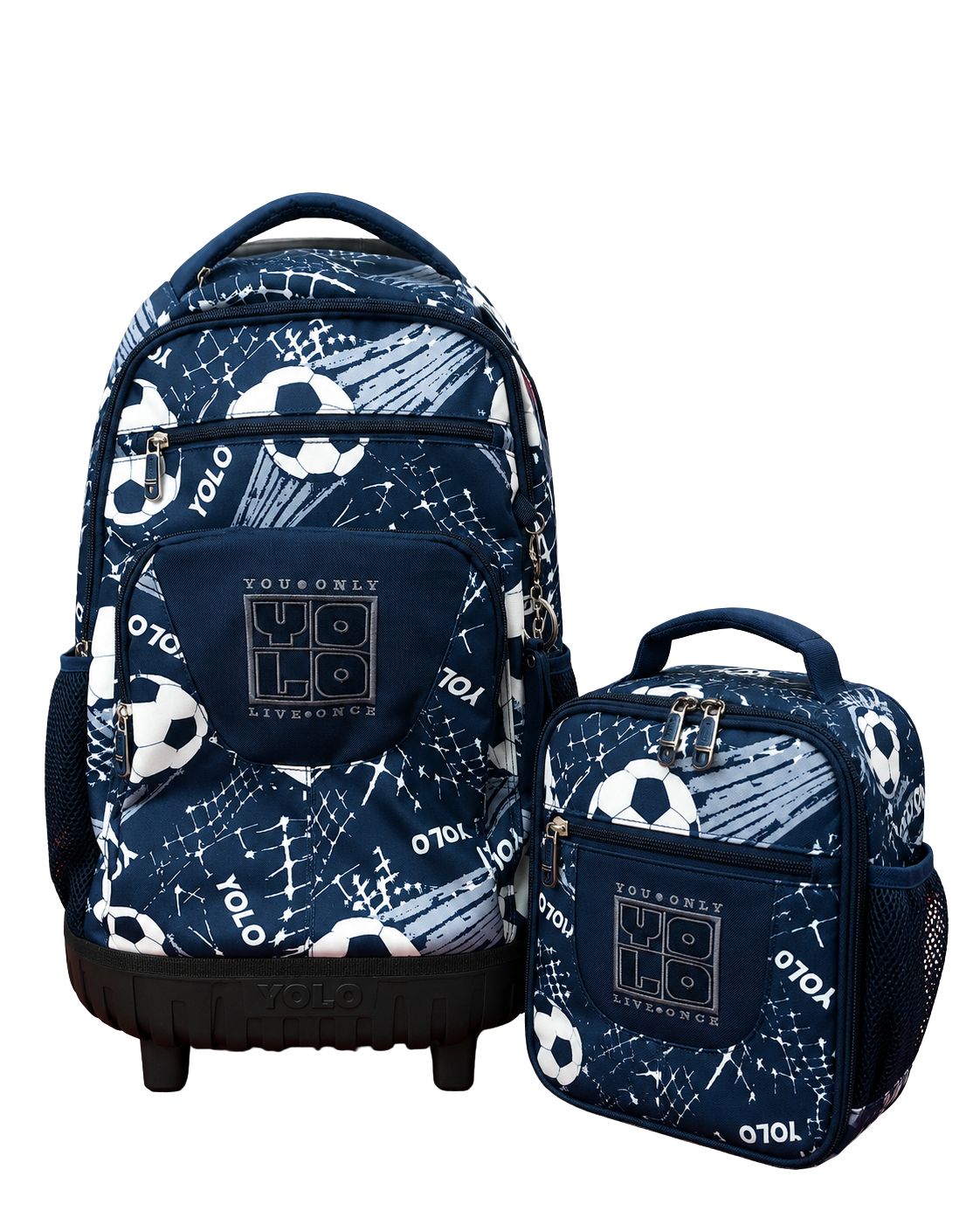 Yolo Trolley Bag Combo - Boy Pattern (17 Yolo Trolley Bag Combo - Boy Pattern (17")