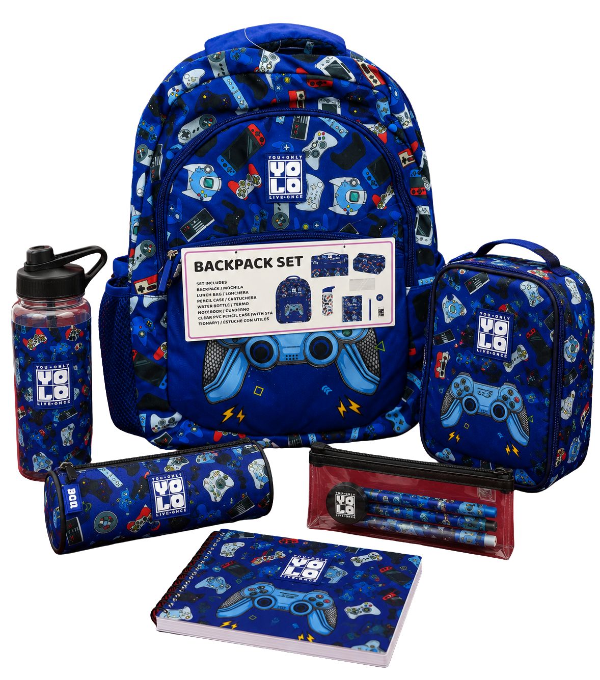 Yolo Backpack Set - Boys