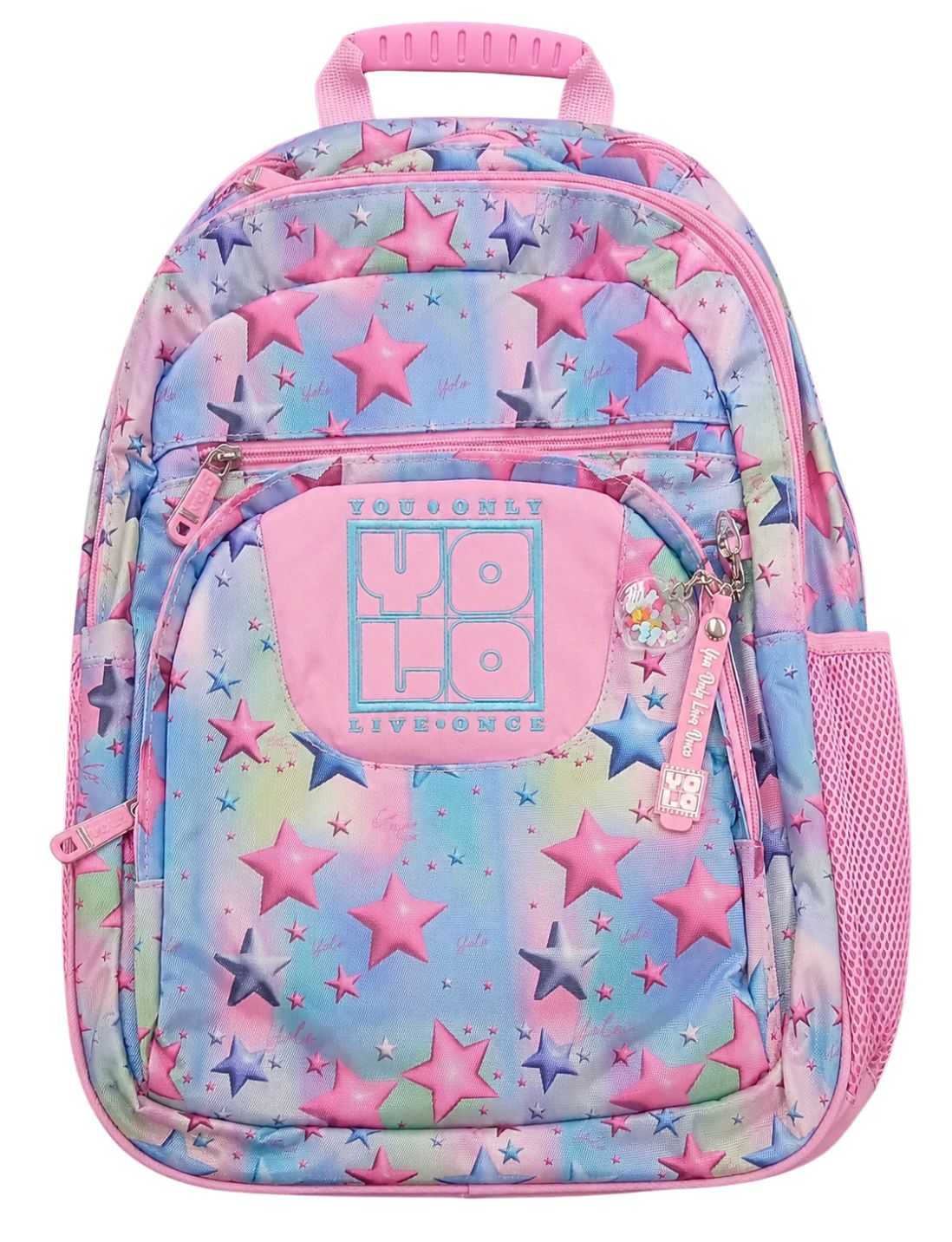 Yolo Backpack - Pink Stars Yolo Backpack - Pink Stars