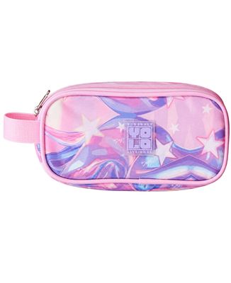 Yolo Pencil Case - Pink and Purple Stars