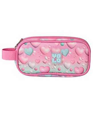Yolo Pencil Case - Pink Hearts