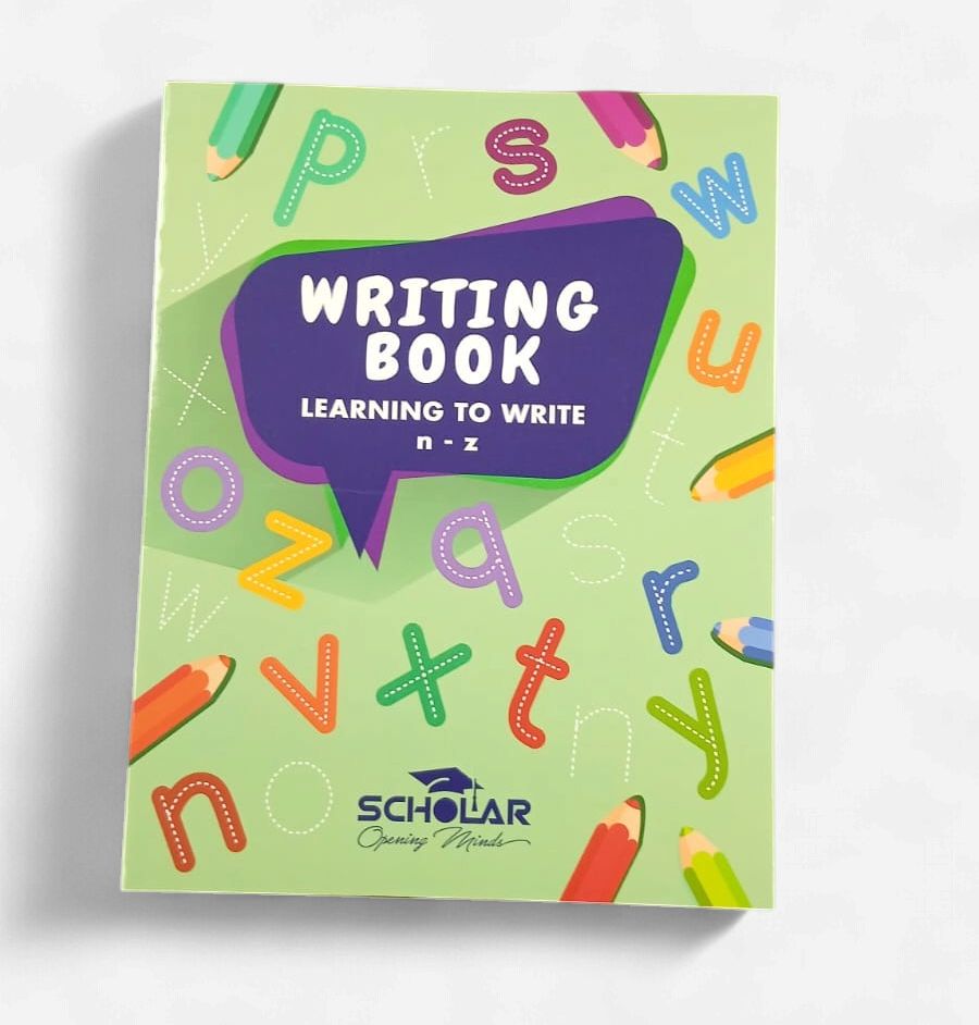 Writing Book- Learning to Write N - Z Writing Book- Learning to Write N - Z