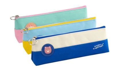 Pencil Case Pastel Triangular 8" -(Deli)