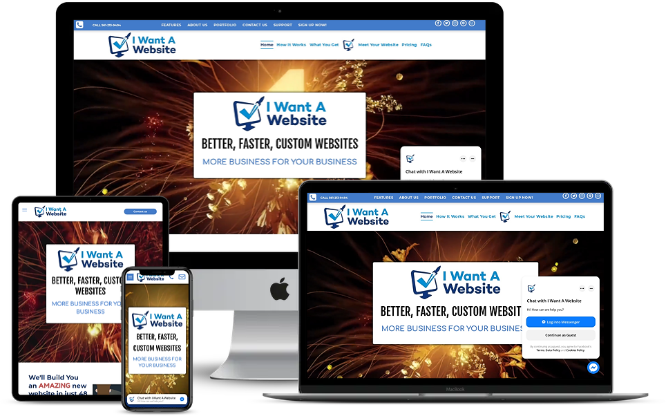 Standard Small Business Website (no eCommerce store)