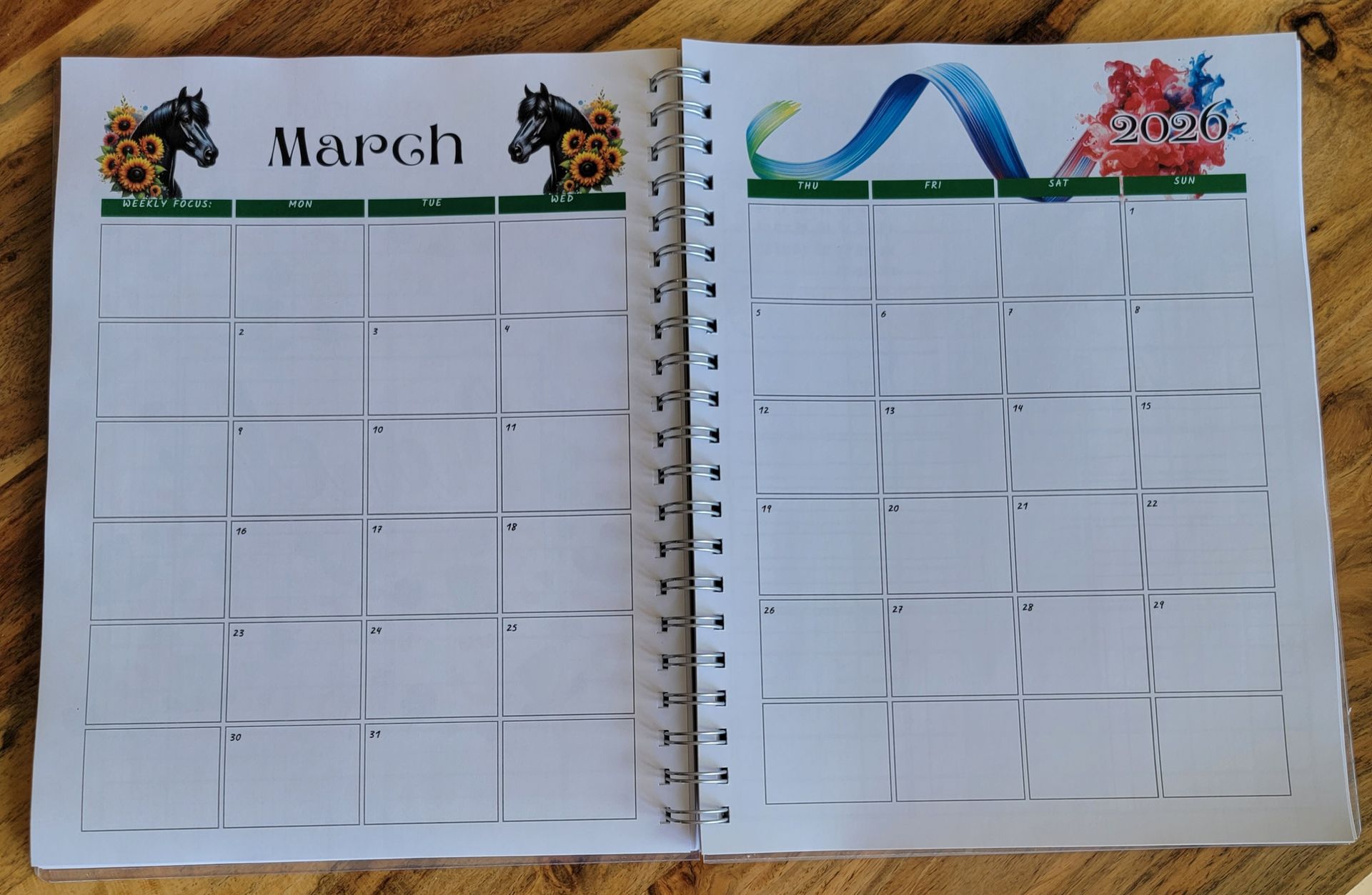 2026 Running Records Planner