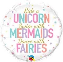 18&quot; Unicorns Mermaids Fairies