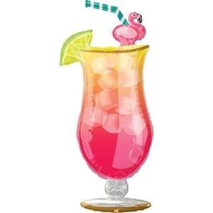41" Flamingo Tropical Drink