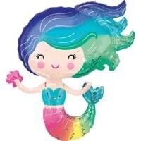 30" Mermaid Colorful