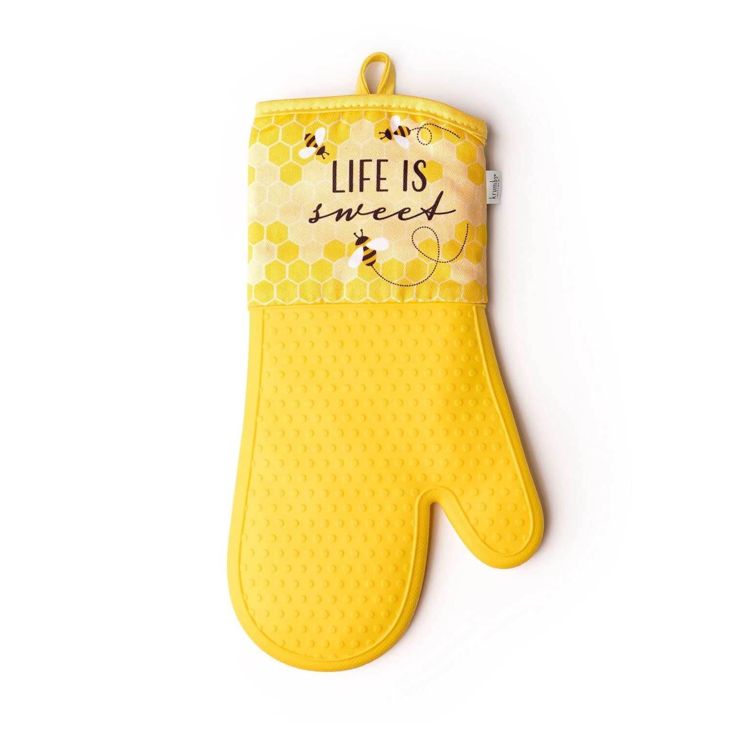Silicone Oven Mitt Yellow