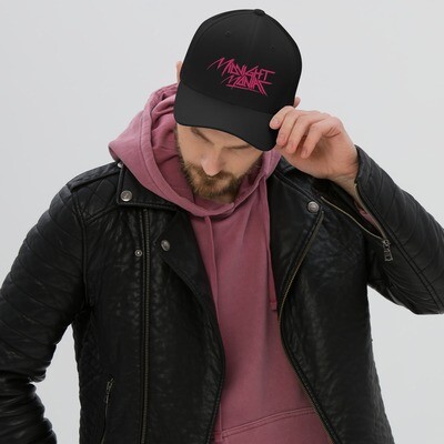 Flexfit Midnight Maniac Hat Pink Stitched Logo