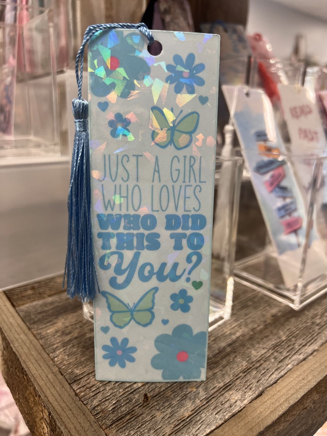 “Who did this to you” Bookmark