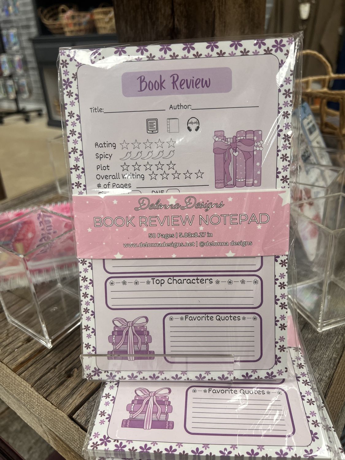 Book Review Notepad