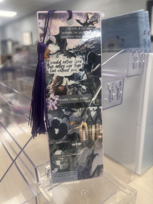 “Beautiful. Fucking. Asshole.” Bookmark