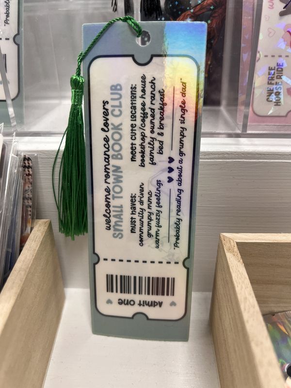 Small Town Bookclub Bookmark