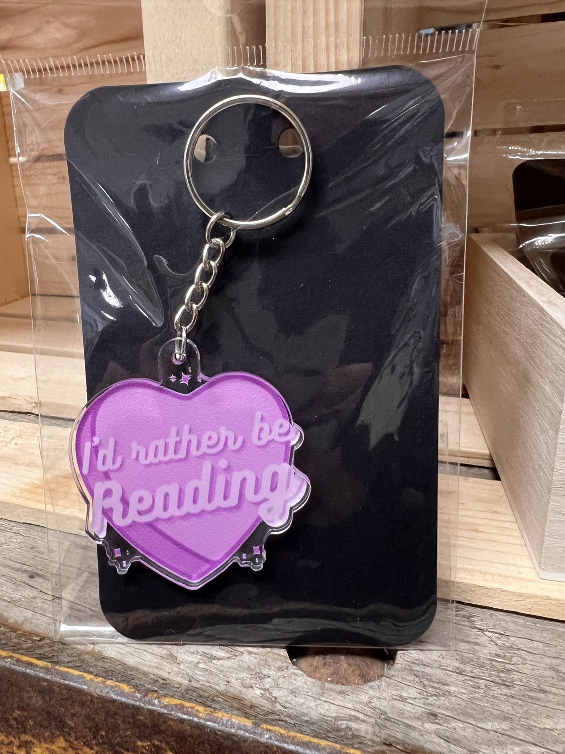 I’d rather be reading keyring