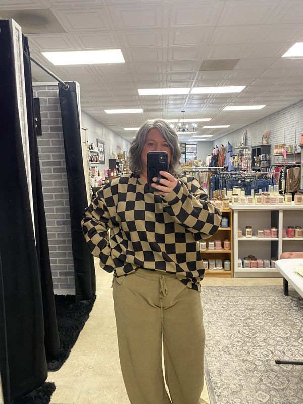 Corded checkered set