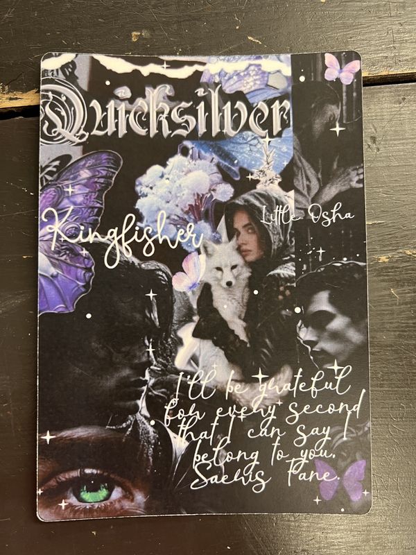 Quicksilver Kindle Bookmark