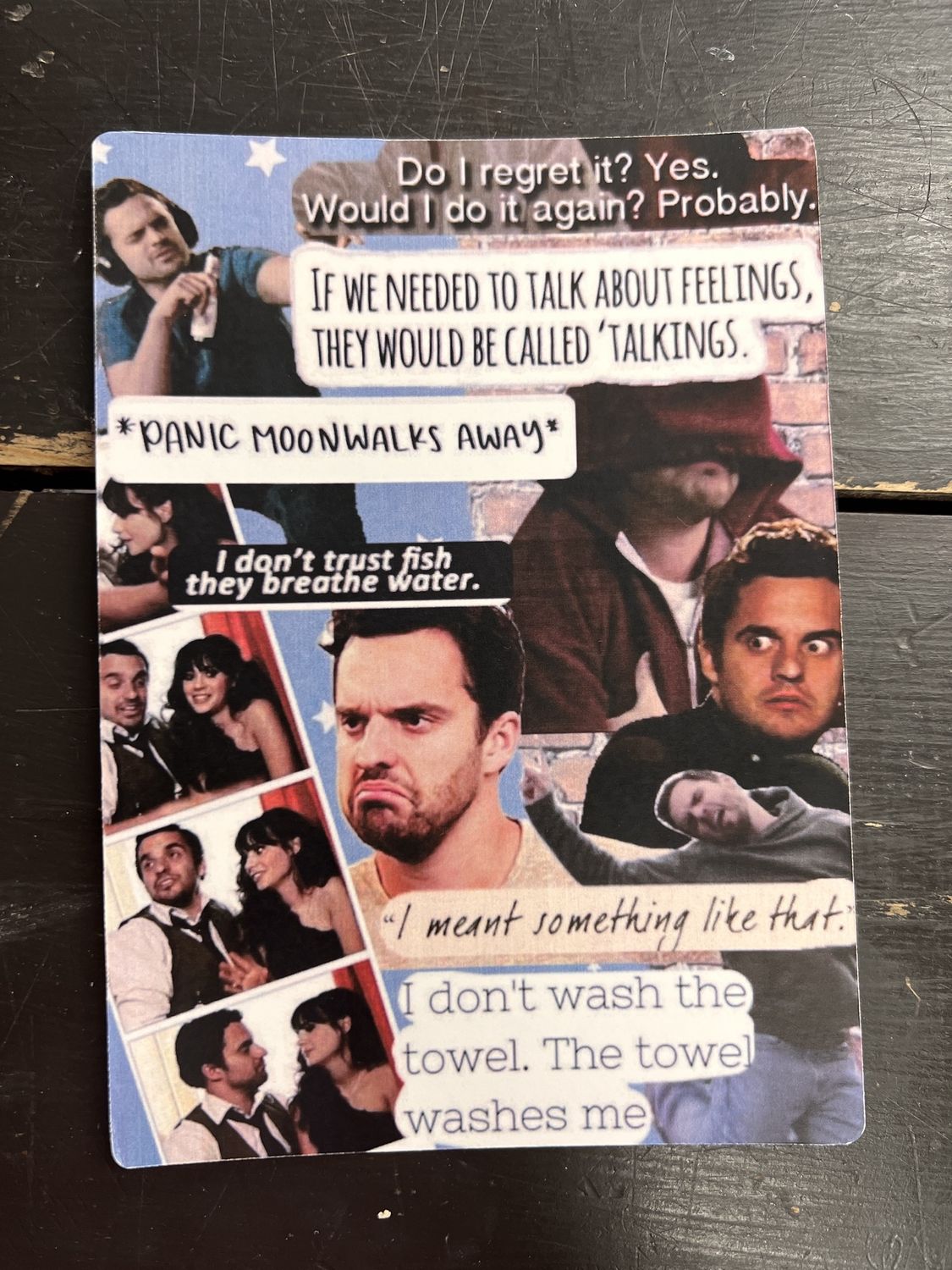 *Panic Moonwalks away* Kindle Bookmark