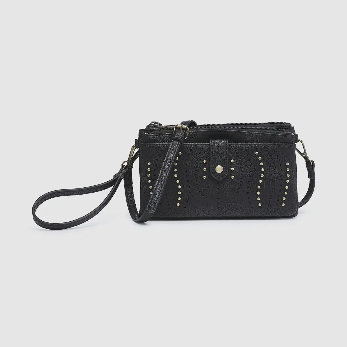 Arya Studded Wallet Clutch