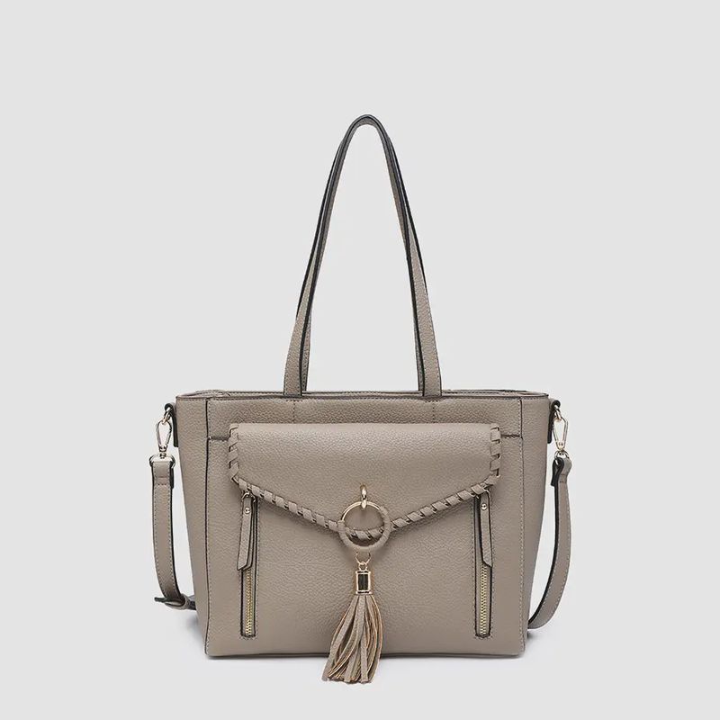Phoebe Whipstitch Pocket Tote