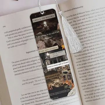 Dark Academia Inspired Collage Bookmark