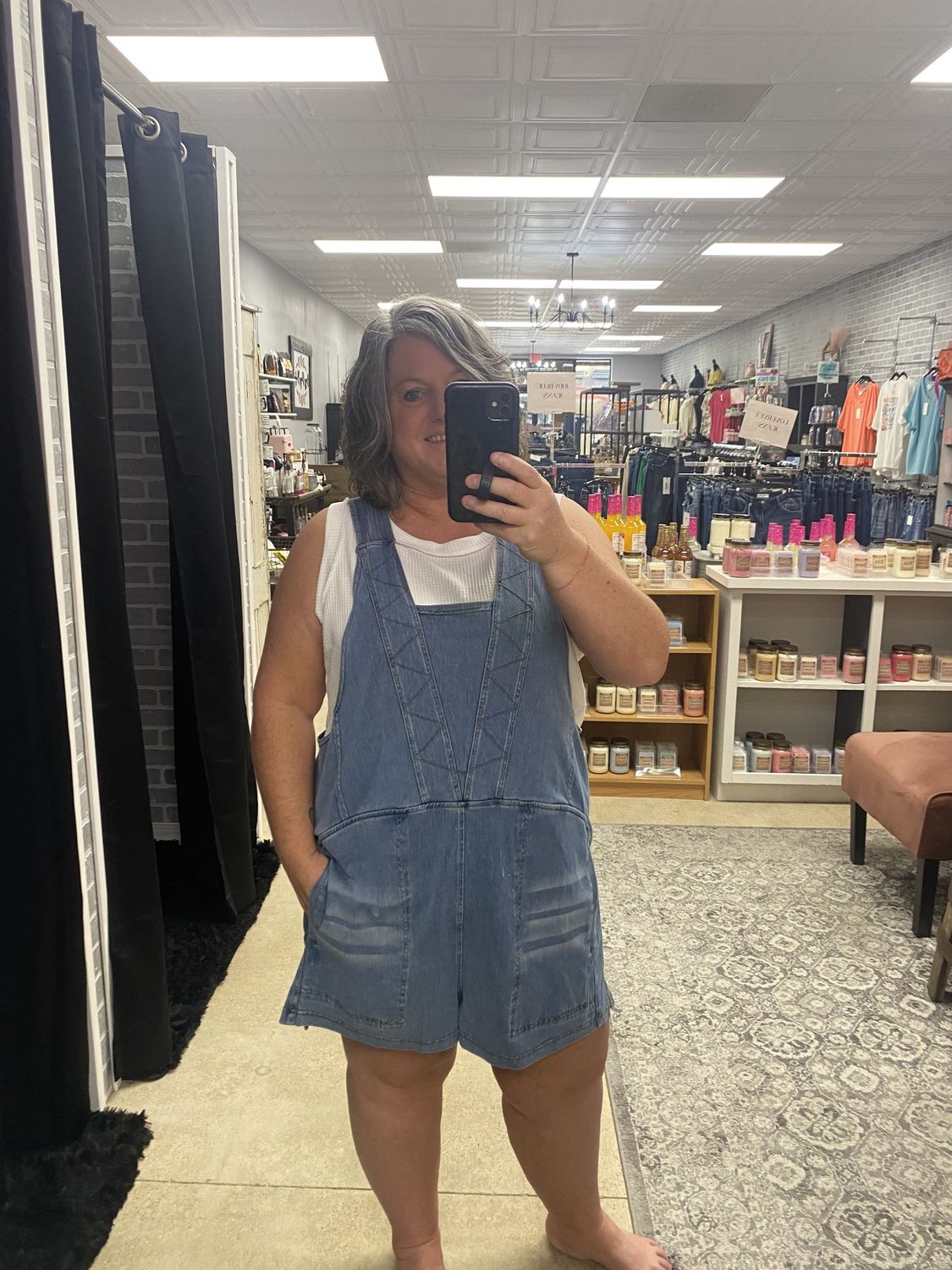 Daydream denim romper