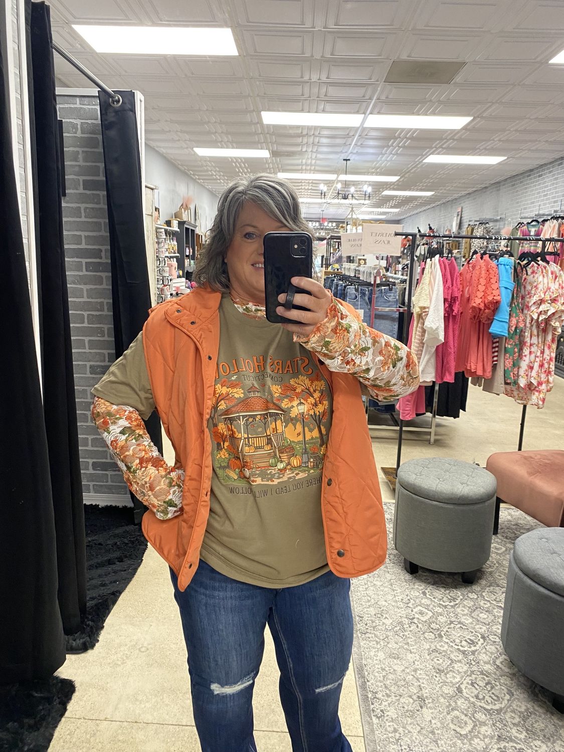 High Neck Line Floral Pint Lace Semi Sheer Top