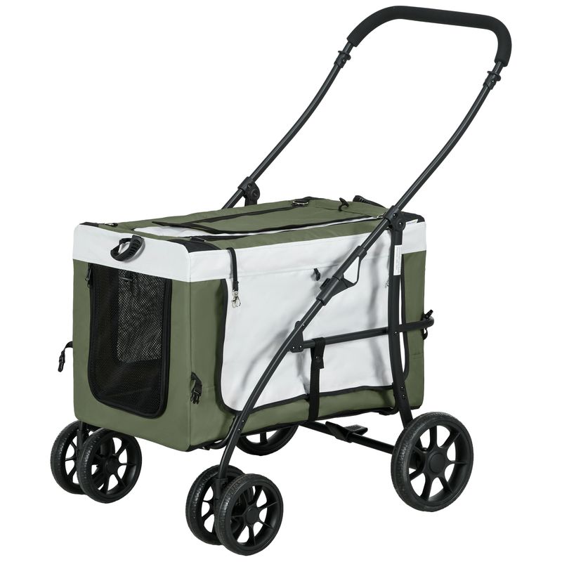 2 in 1 Hundewagen Hundebuggy klappbar für Hunde & Katzen
