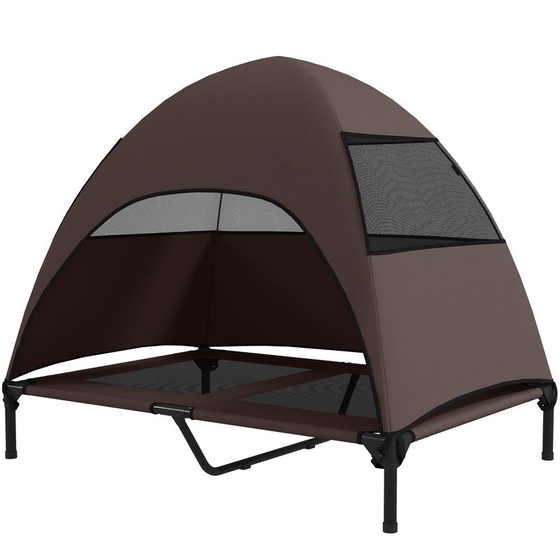 Hundeliege Outdoor mit Dach