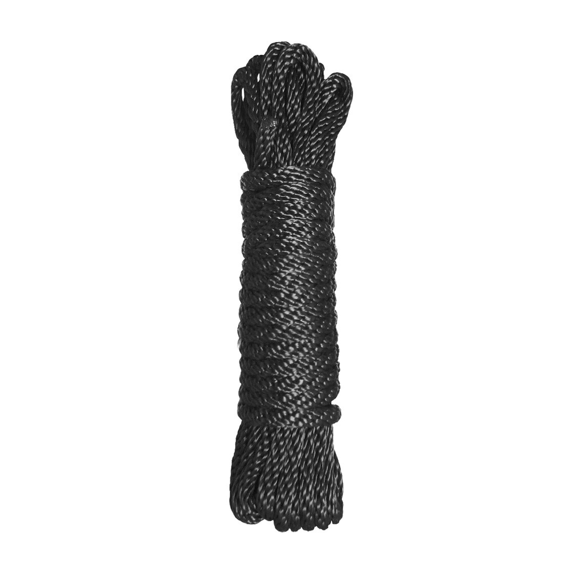 Premium Black Nylon Bondage Rope- Feet, Size: 120&quot;