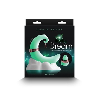 Firefly Dream Vibrating &amp; Air Pulse Massager Glow