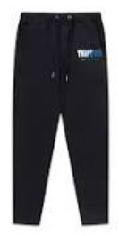 Black/White/Baby Blue/Blue Y2K Drill Sweatpants