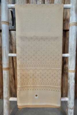 Thai Traditional woven Textile/Fabric - Beige