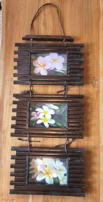 Handmade Teakwood Tri-Frame B