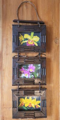 Handmade Teakwood Tri-Frame D