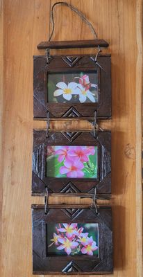 Handmade Teakwood Tri-Frame A