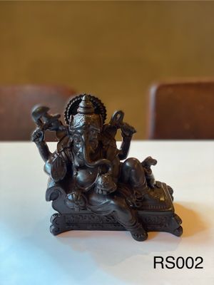 Handmade Resin Resting Ganesha - Small