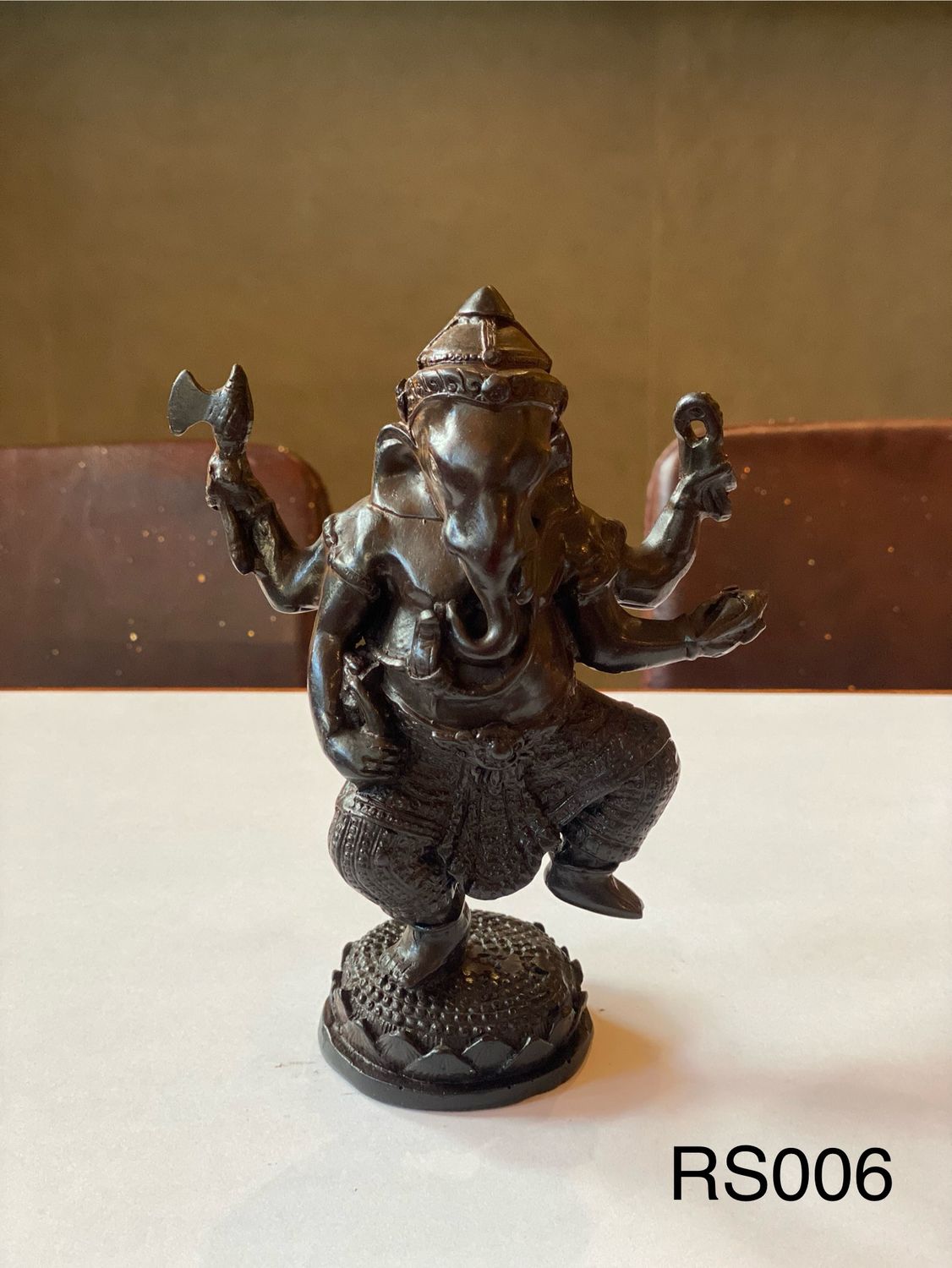 Handmade Resin Standing Ganesha - Medium