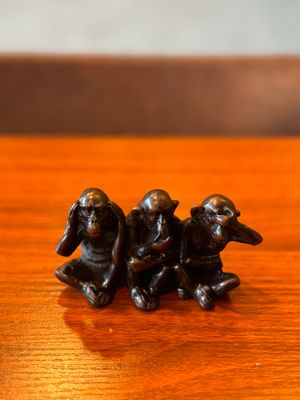 Resin 3 wise Monkeys ( S )
